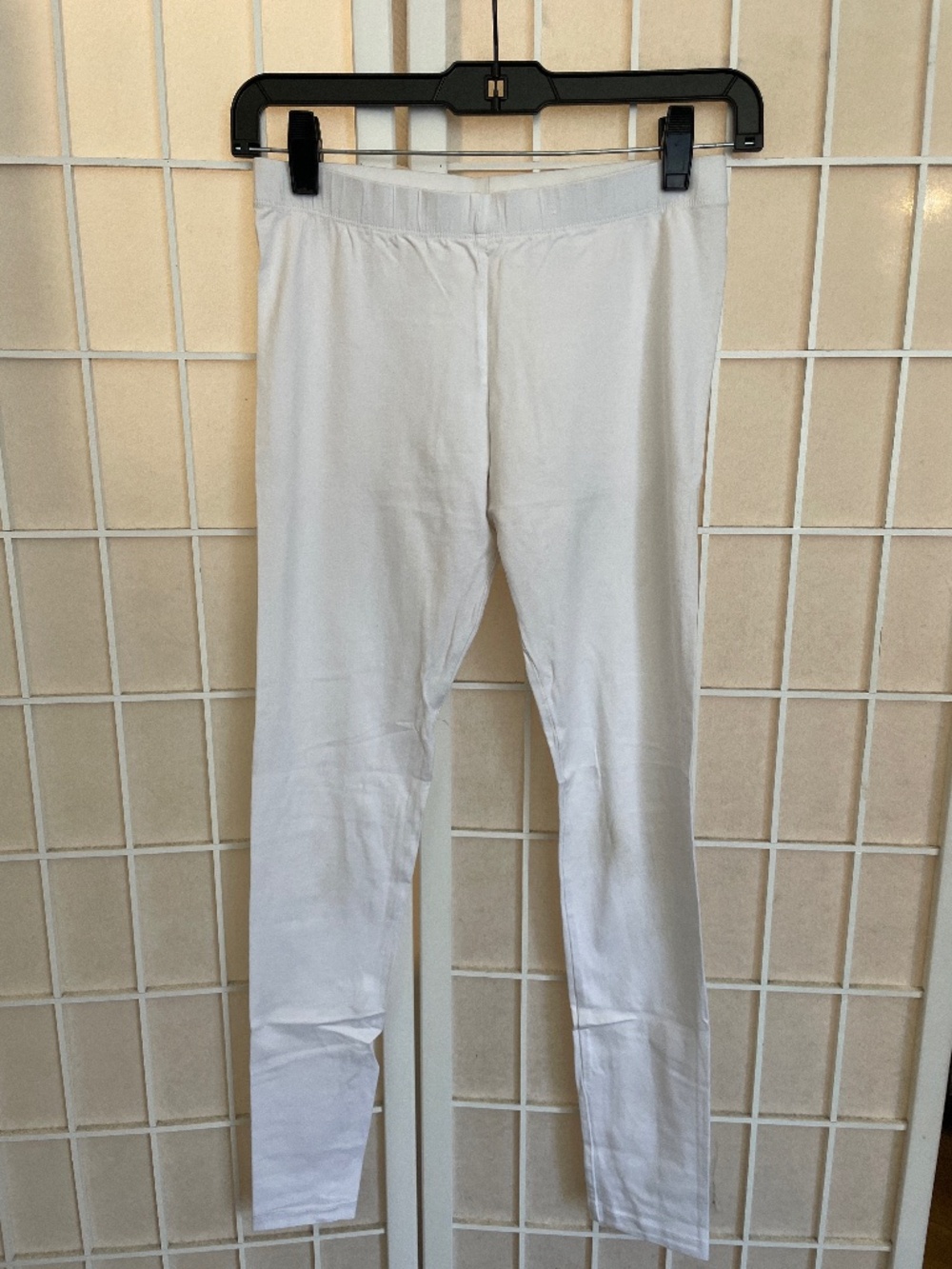 White Leggings 95% Cotton Small